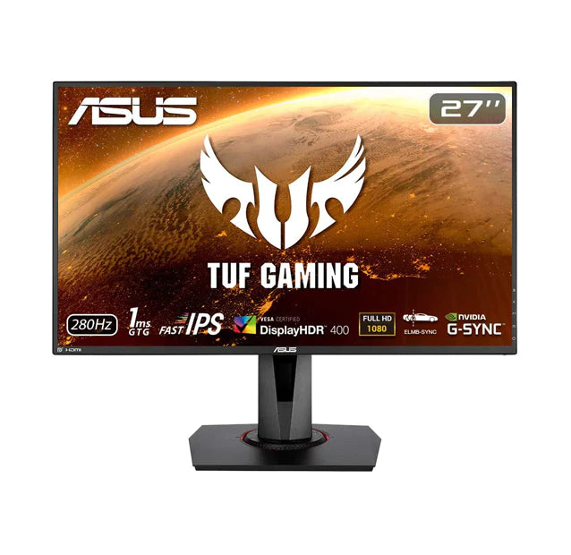 ASUS TUF Gaming VG279QM 27 280Hz 1Ms FHD (1920x1080P) Flat IPS FreeSync HDR G-Sync Monitor No reviews